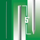 ½" x 60" Sunguard™ Fiberglass Post