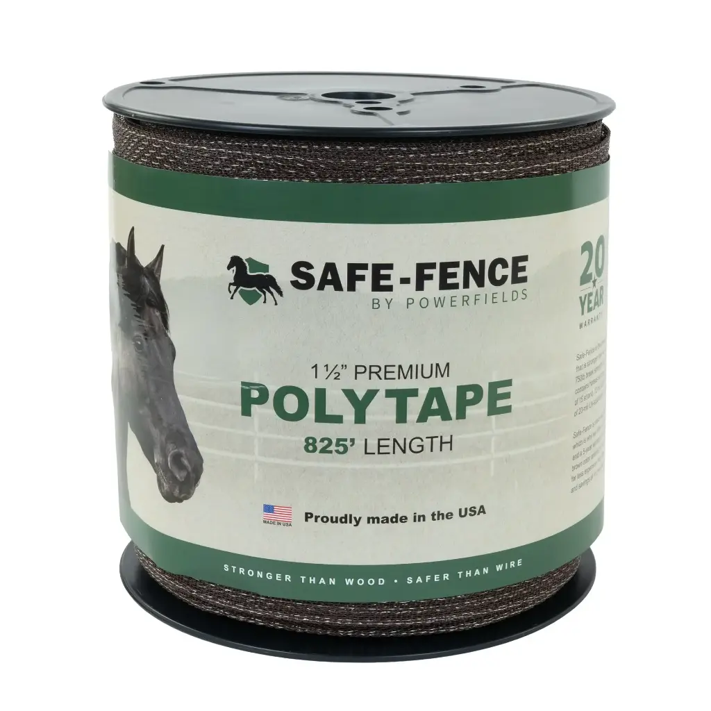 Safe-Fence 1½" Polytape - Brown - 825'