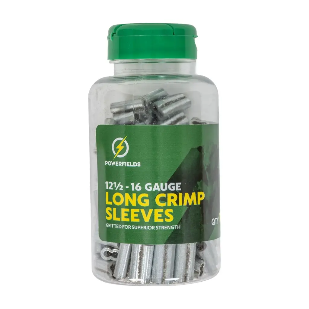 Crimp Sleeves 12.5G Long 100ct