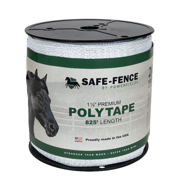 Safe-Fence 1½" Polytape - White - 825'