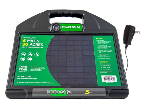 [PF-500-S12] 0.5 Joule Solar 12 Volt DC Energizer