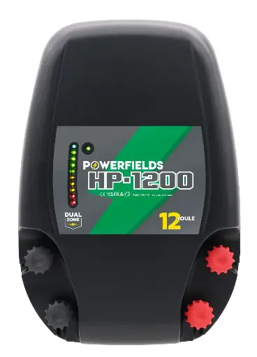 [HP-1200] 12 Joule - Cattleman - Dual-Zoning Fence Charger