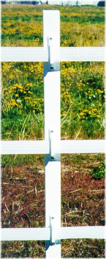 [R-1755-W] 2" x 2" Vinyl Safe-Tee-Sleeve